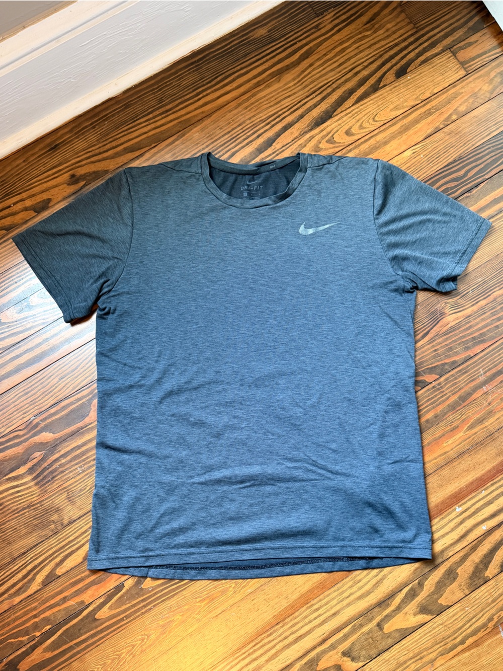 Nike Heathered Dark Gray Performance Tee